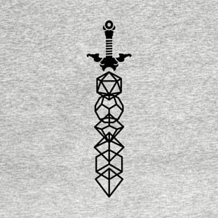 Minimalist RPG Dice T-Shirt